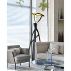 Sculptural Floor Lamp | Integrated LED & Fiberglass Body
