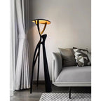 Sculptural Floor Lamp | Integrated LED & Fiberglass Body