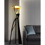 Sculptural Floor Lamp | Integrated LED & Fiberglass Body