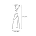 Sculptural Floor Lamp | Integrated LED & Fiberglass Body