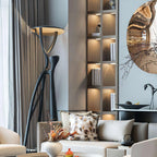 Sculptural Floor Lamp | Integrated LED & Fiberglass Body