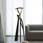 Sculptural Floor Lamp | Integrated LED & Fiberglass Body