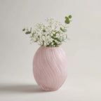 Sculptural Vase | Handblown Ribbed Glass | Small & Large