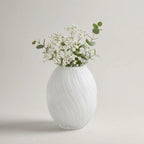 Sculptural Vase | Handblown Ribbed Glass | Small & Large