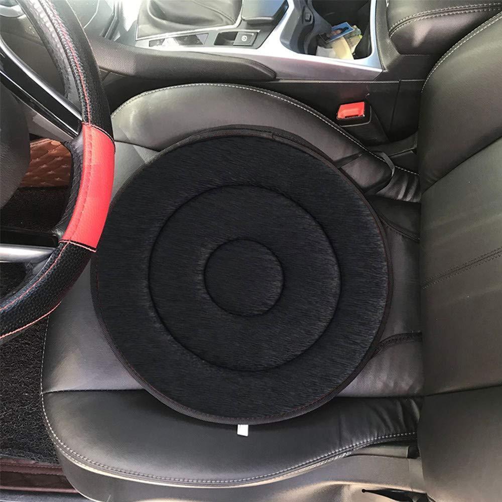 Seat Cushion | 360° Swivel & Memory Foam | Non-Slip Base