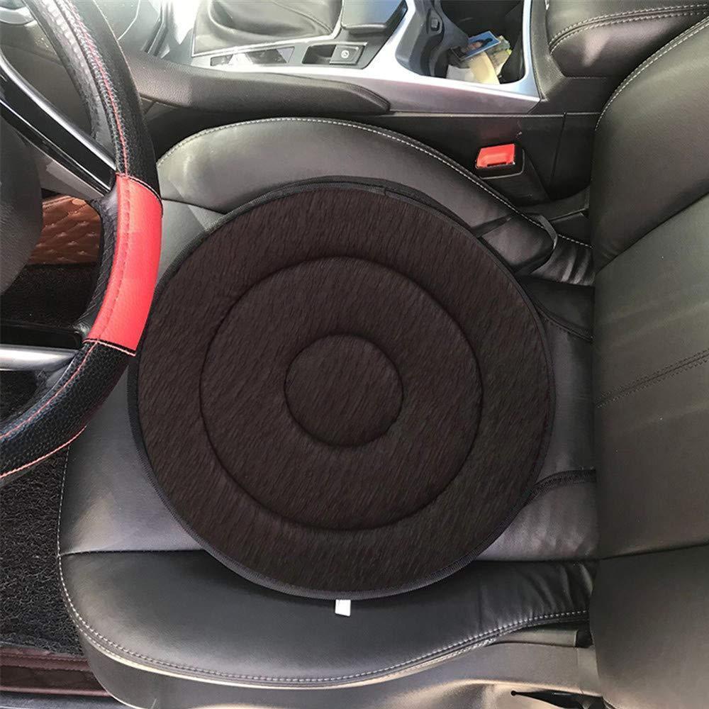 Seat Cushion | 360° Swivel & Memory Foam | Non-Slip Base