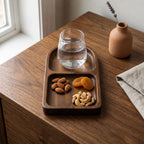 Sectioned Tray | Solid Acacia Wood & Two Compartments | Two Sizes
