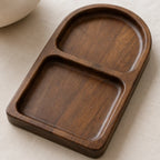 Sectioned Tray | Solid Acacia Wood & Two Compartments | Two Sizes