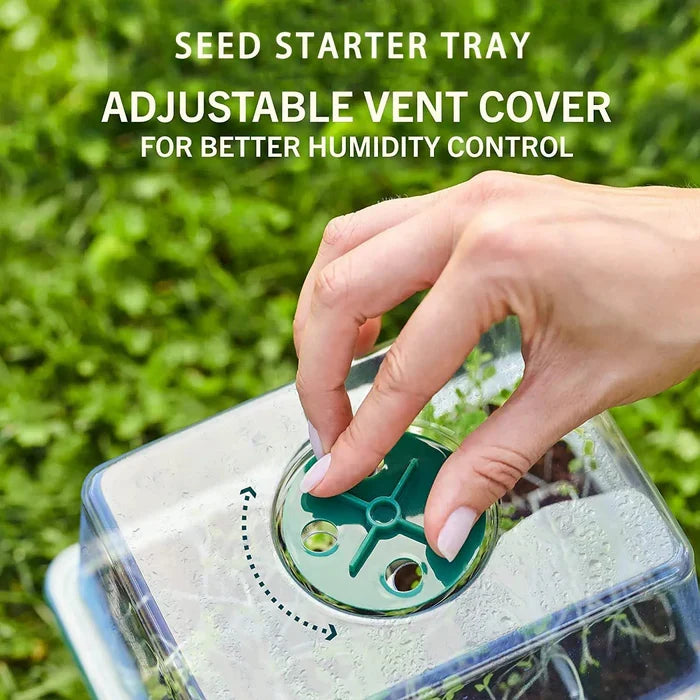 Seed Starter Tray | Full-Spectrum Grow Light | Raised Dome