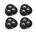 Self-Adhesive Castors | 360° Swivel & Stainless Steel Balls | Set of 4