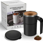 Self-Stirring Coffee Mug | Magnetic Stirring & LED Temperature Display | 380 ml