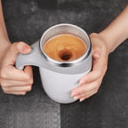 Self Stirring Mug | Automatic Magnetic Stirrer & Stainless Steel Liner