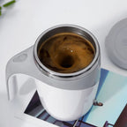 Self Stirring Mug | Automatic Magnetic Stirrer & Stainless Steel Liner