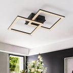 Semi-Flush Ceiling Light | Integrated LED, Warm 3000K & Diamond-Style Diffuser