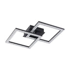 Semi-Flush Ceiling Light | Integrated LED, Warm 3000K & Diamond-Style Diffuser