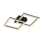 Semi-Flush Ceiling Light | Integrated LED, Warm 3000K & Diamond-Style Diffuser