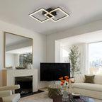 Semi-Flush Ceiling Light | Integrated LED, Warm 3000K & Diamond-Style Diffuser