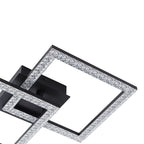 Semi-Flush Ceiling Light | Integrated LED, Warm 3000K & Diamond-Style Diffuser