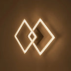 Semi-Flush Ceiling Light | Integrated LED, Warm 3000K & Diamond-Style Diffuser