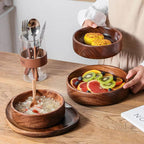 Serving Bowl | Solid Walnut & Polished Food-Grade Finish