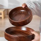 Serving Bowl | Solid Walnut & Polished Food-Grade Finish
