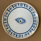 Serving Platter | Hamsa Hand Design & Stoneware | 20.5 cm