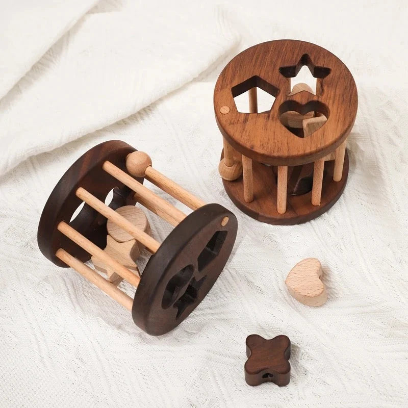 Shape Puzzle | Natural Solid Wood & Paint-Free | From 12 Months