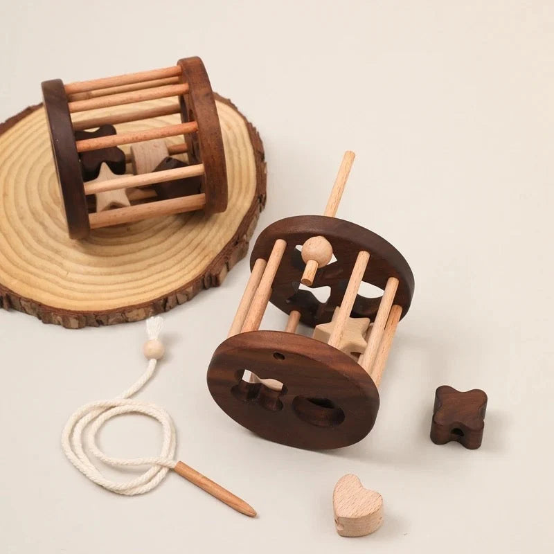 Shape Puzzle | Natural Solid Wood & Paint-Free | From 12 Months