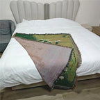 Sheep Pattern Throw Blanket