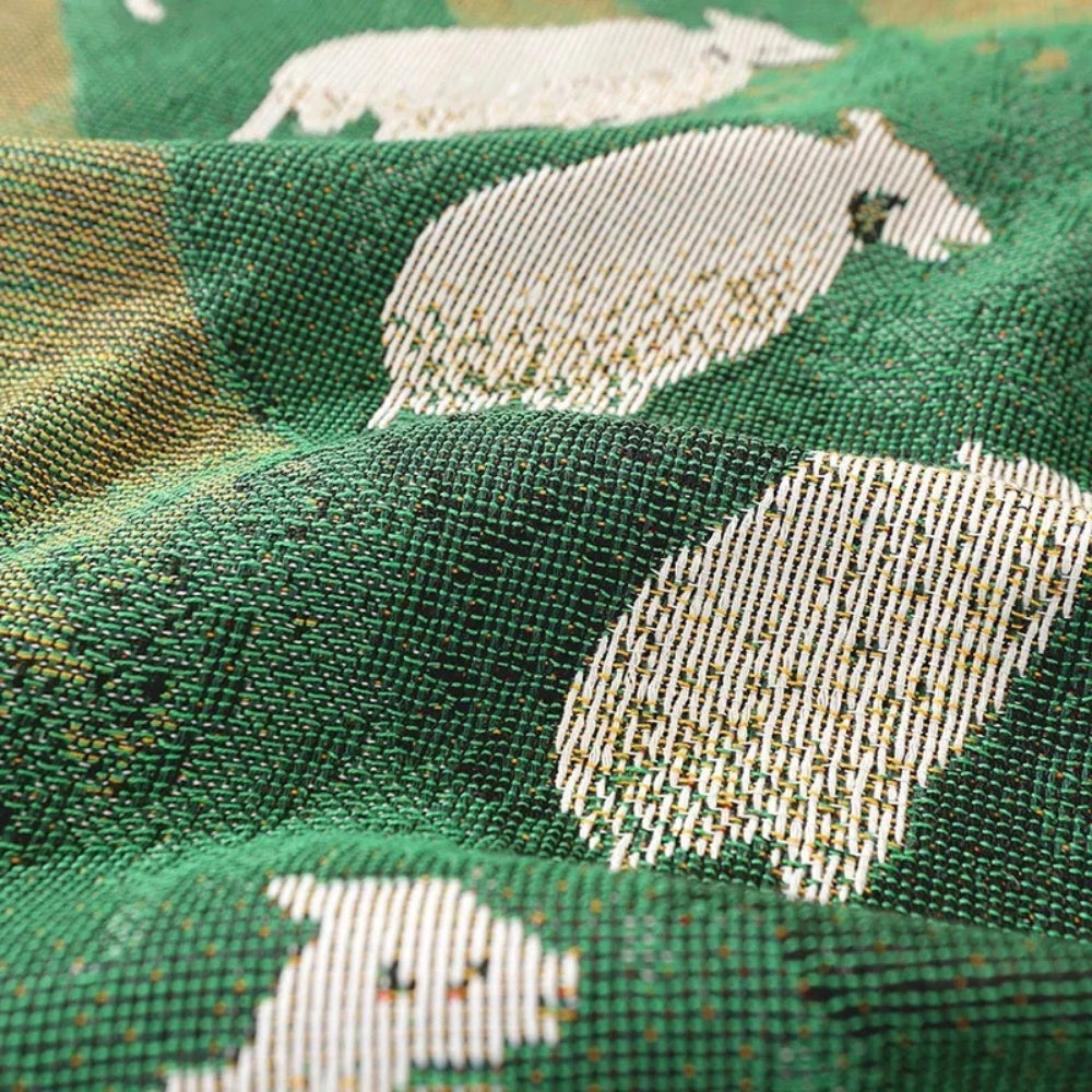 Sheep Pattern Throw Blanket
