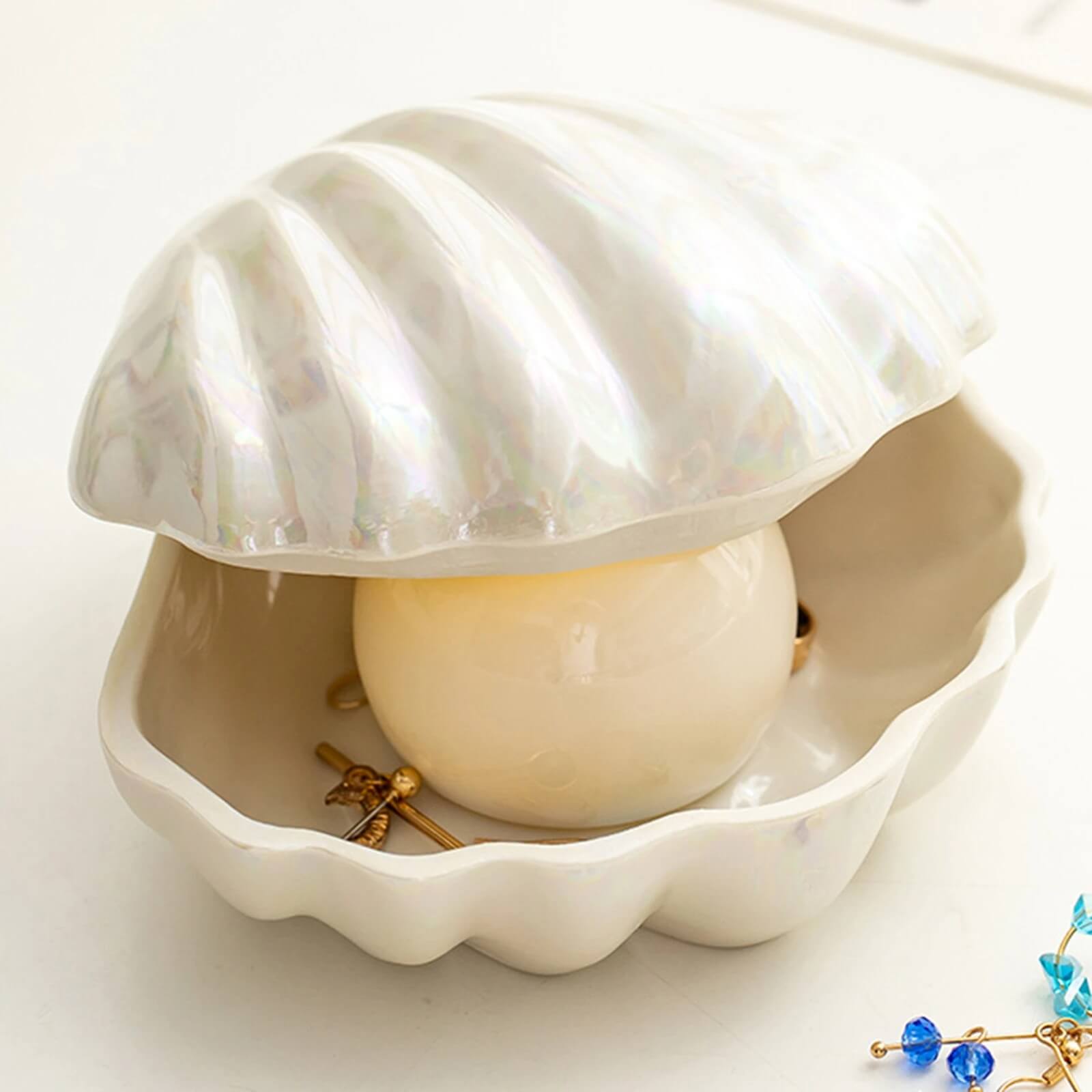 Shell-Shaped Jewelry Box
