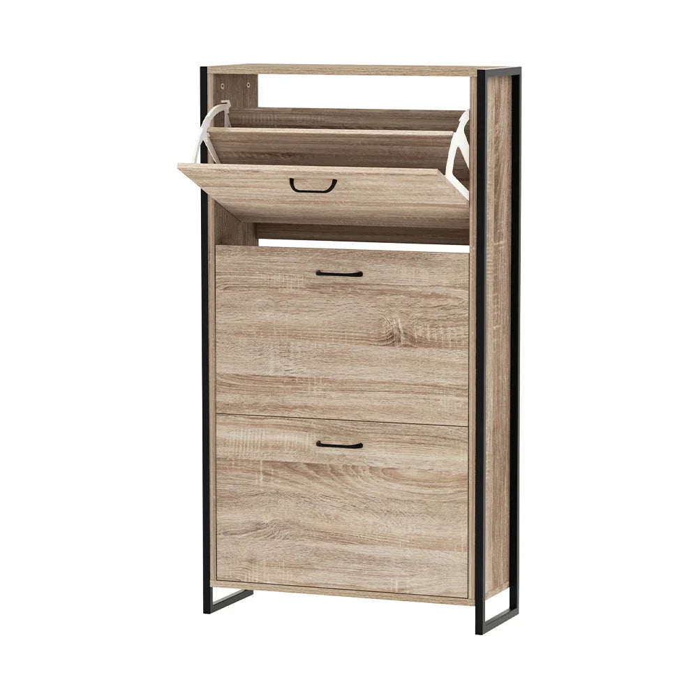 Shoe Cabinet | 24-Pair Capacity & Adjustable Shelves