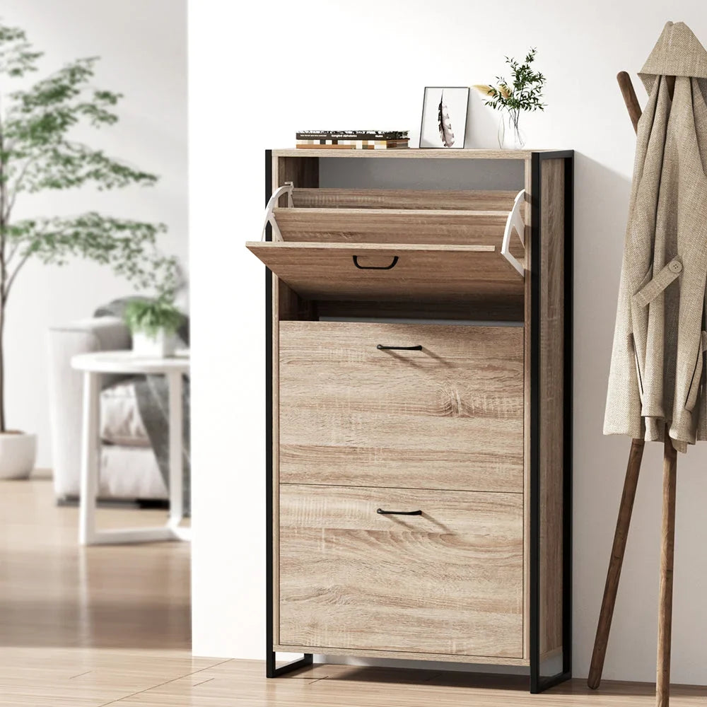 Shoe Cabinet | 24-Pair Capacity & Adjustable Shelves