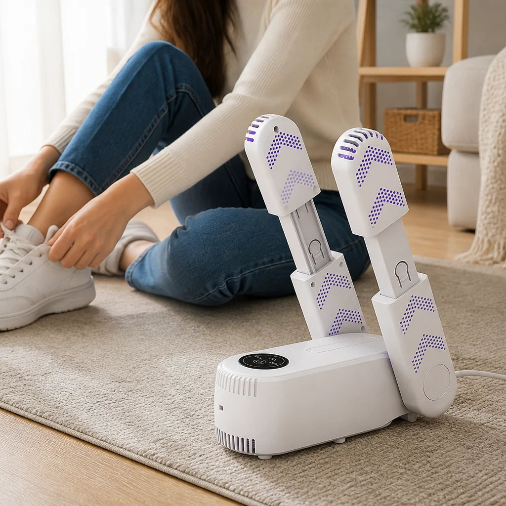 Shoe Dryer | Constant Warm Airflow, Auto Shut-Off & Foldable Design