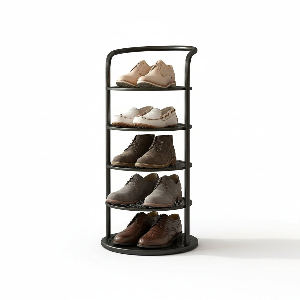 Shoe Rack | Slim & Space-Saving Metal Tower | 5–8 Tiers