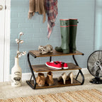 Shoe Rack | Space-Saving Rectangular Frame | Mounting Hardware Included