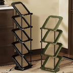 Shoe Storage Rack | Space-Saving Retro Style | 2–7 Tiers