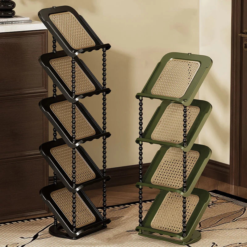 Shoe Storage Rack | Space-Saving Retro Style | 2–7 Tiers