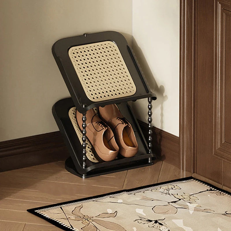 Shoe Storage Rack | Space-Saving Retro Style | 2–7 Tiers