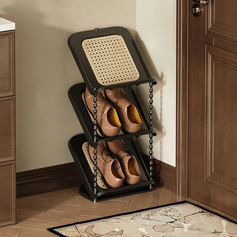 Shoe Storage Rack | Space-Saving Retro Style | 2–7 Tiers