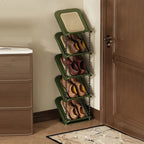 Shoe Storage Rack | Space-Saving Retro Style | 2–7 Tiers