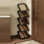 Shoe Storage Rack | Space-Saving Retro Style | 2–7 Tiers