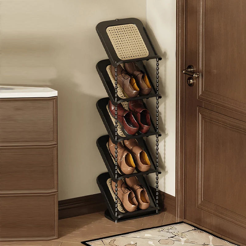 Shoe Storage Rack | Space-Saving Retro Style | 2–7 Tiers