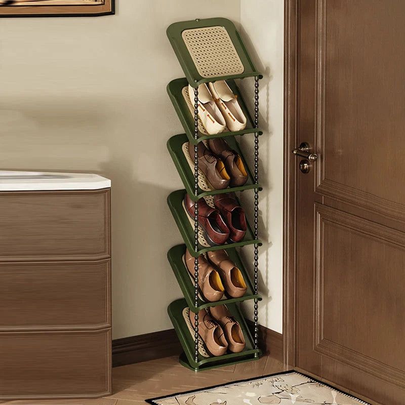 Shoe Storage Rack | Space-Saving Retro Style | 2–7 Tiers