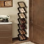 Shoe Storage Rack | Space-Saving Retro Style | 2–7 Tiers