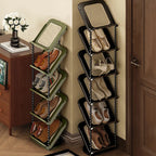Shoe Storage Rack | Space-Saving Retro Style | 2–7 Tiers