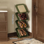 Shoe Storage Rack | Space-Saving Retro Style | 2–7 Tiers