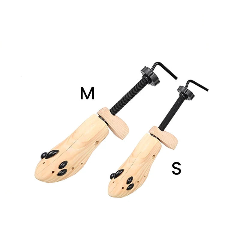 Shoe Stretcher | Natural Wood & Adjustable Fit | Sizes S–L