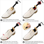 Shoe Stretcher | Natural Wood & Adjustable Fit | Sizes S–L