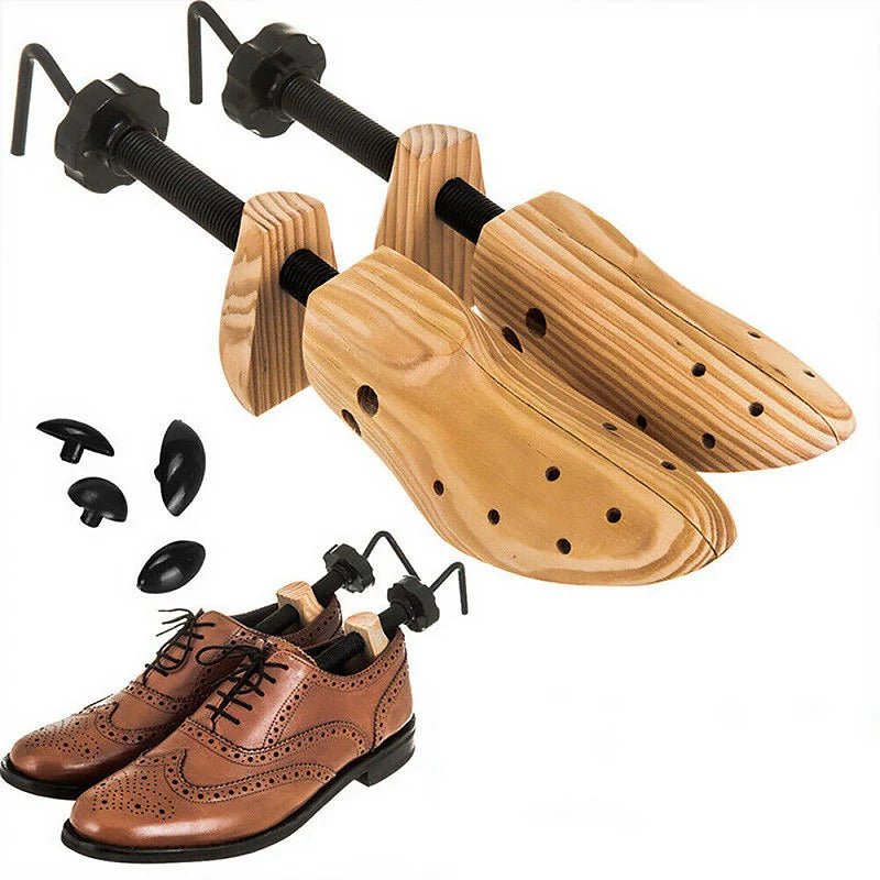 Shoe Stretcher | Natural Wood & Adjustable Fit | Sizes S–L